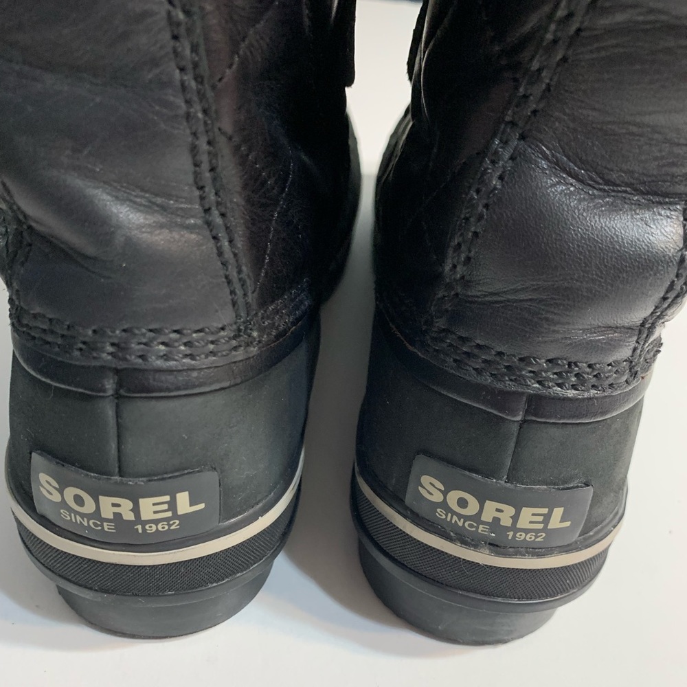 Sorel Tolfino Faux Fur Boots Black Size 7 - Picture 6 of 10